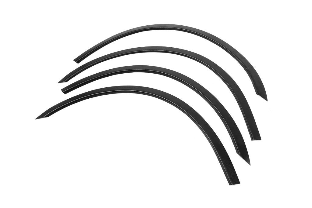 Bue dekker (4 stk, sort, ABS plast) for Mercedes E-klasse W211 2002-2009