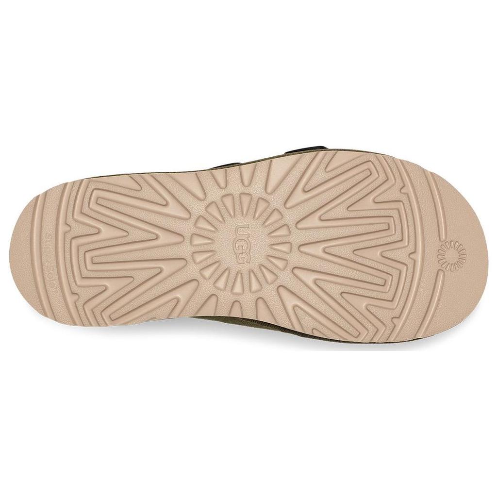 New UGG Goldencoast Strap Slide Stylish Sandals Men's Moss Green 1142730-MSG