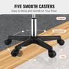 Rolling Stools with Wheels, 400 LBS Weight Capacity Adjustable Height Stool with Ultra-Thick Seat Cushion, Swivel Stools Chair for Salon, Bar, Home,