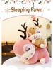 Cute Plum Blossom Deer Plush Toy - Sleep Companion & Hug Pillow - Girls' Birthday Gift