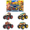 Hot Wheels Monster Truck 1:64 2-Pack Assorted Vehicle Toys, Mini Cars, Set of 8 (2 Cars Per Pack), Boxed, Ages 3+, Multi-Purpose, 986R-FYJ64