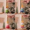 Style Knitted Christmas Tree Ornaments With Plush Finish For Festive Decor