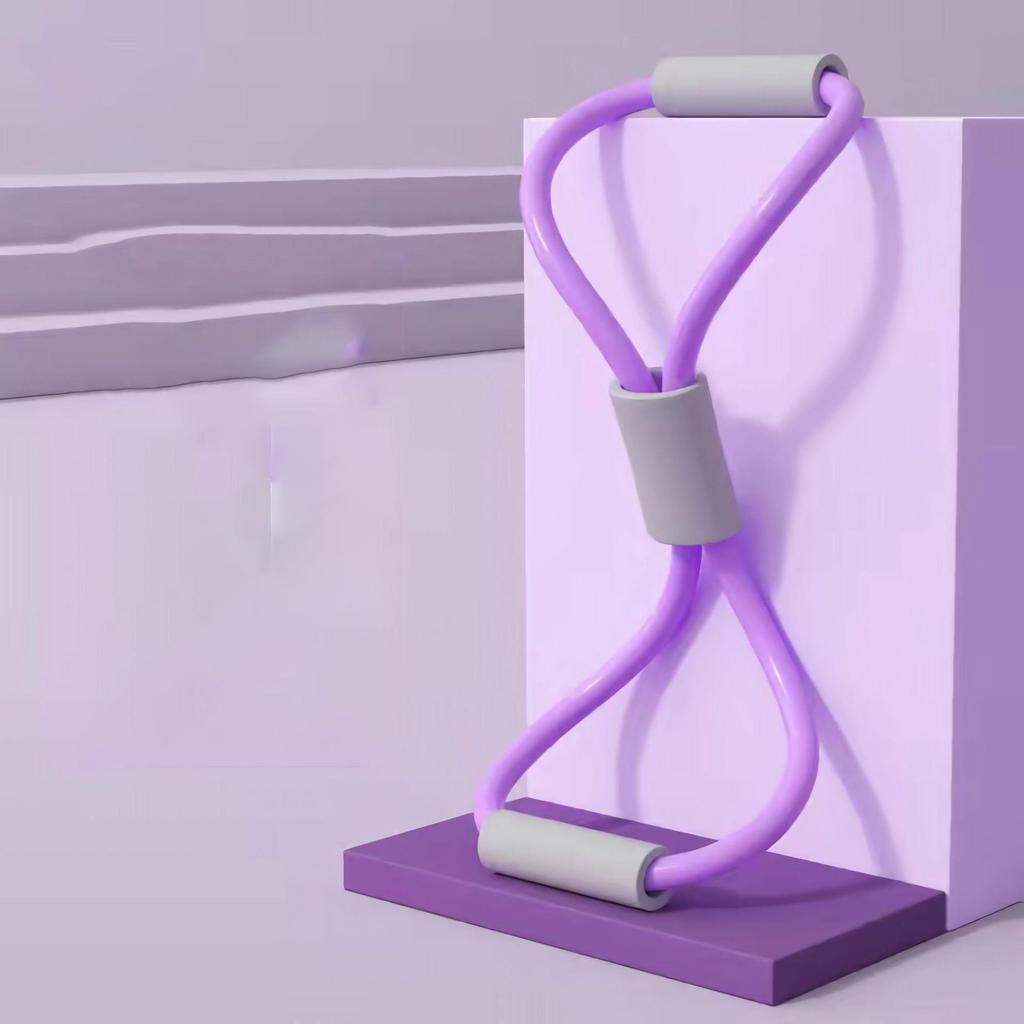 8-Shaped Tensile Strength Machine, Back Trainer, Chest Expander, Open Shoulder Beauty, Back And Shoulder Tension Rope