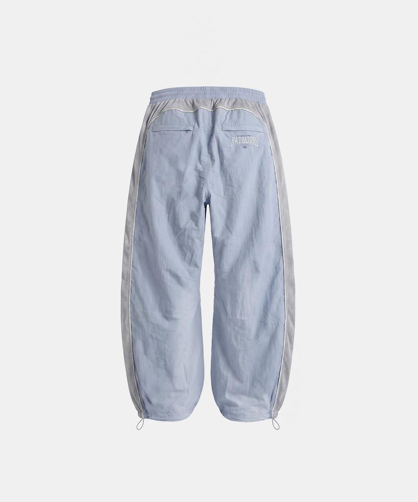 BADBLOOD Mystic Nylon Track Pants - Blue-Gray