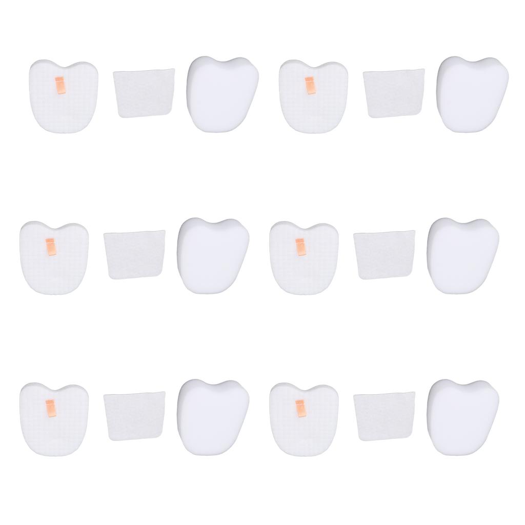 6PCS Vacuum Cleaner Filter Set Post Foam Felt Filter Replacement for Shark XPSTFH380 ZS360 ZS361C