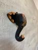 Handcrafted Multi-Color Wooden Elephant Head Mask: Exotic Wall Decor