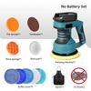 6 Inch Portable Electric Car Polisher 8 Gears Auto Polishing Wax Tool Handheld Sanding Rust Removal Machine