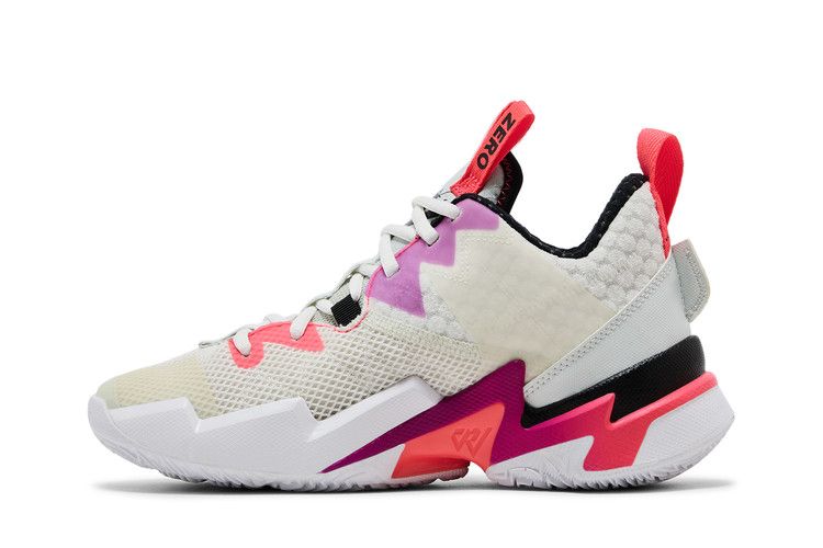 Kids' Sneakers Jordan Why Not Zer0.3 SE Spruce Aura Flash Crimson (GS) Sail/Spruce Aura-Flash Crimson-Black