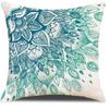 Blue Mandala  Cushion Cover for Car Living Room Sofa Bedroom Home Decor Pillowcase