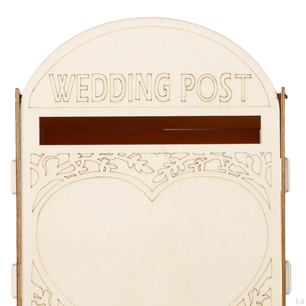 Kartenhalter-Box für Hochzeiten, Dekorative Holz-Briefkasten Empfangsgeschenke