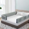 Baby Bed Cushion Bed High Prevents Babies from Removable Washable X Enne. Guard, Fence, Flexible, Type, Falling, Cover, (100cm 30cm, Gray)