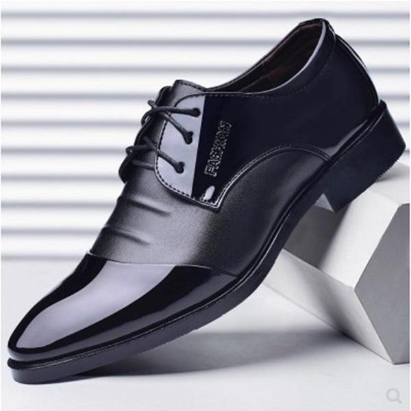 Mode-Business Lederschuhe Männer Casual Spitzschuh Schuhe Männliche Anzug Hochzeitsschuhe