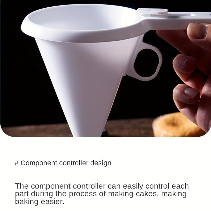 Einstellbare Hand halten Trichter Schokolade Süßigkeiten Süßwaren Form Gebäck Creme Keks Cupcake Pfannkuchen Maker Küche Backen Versorgung