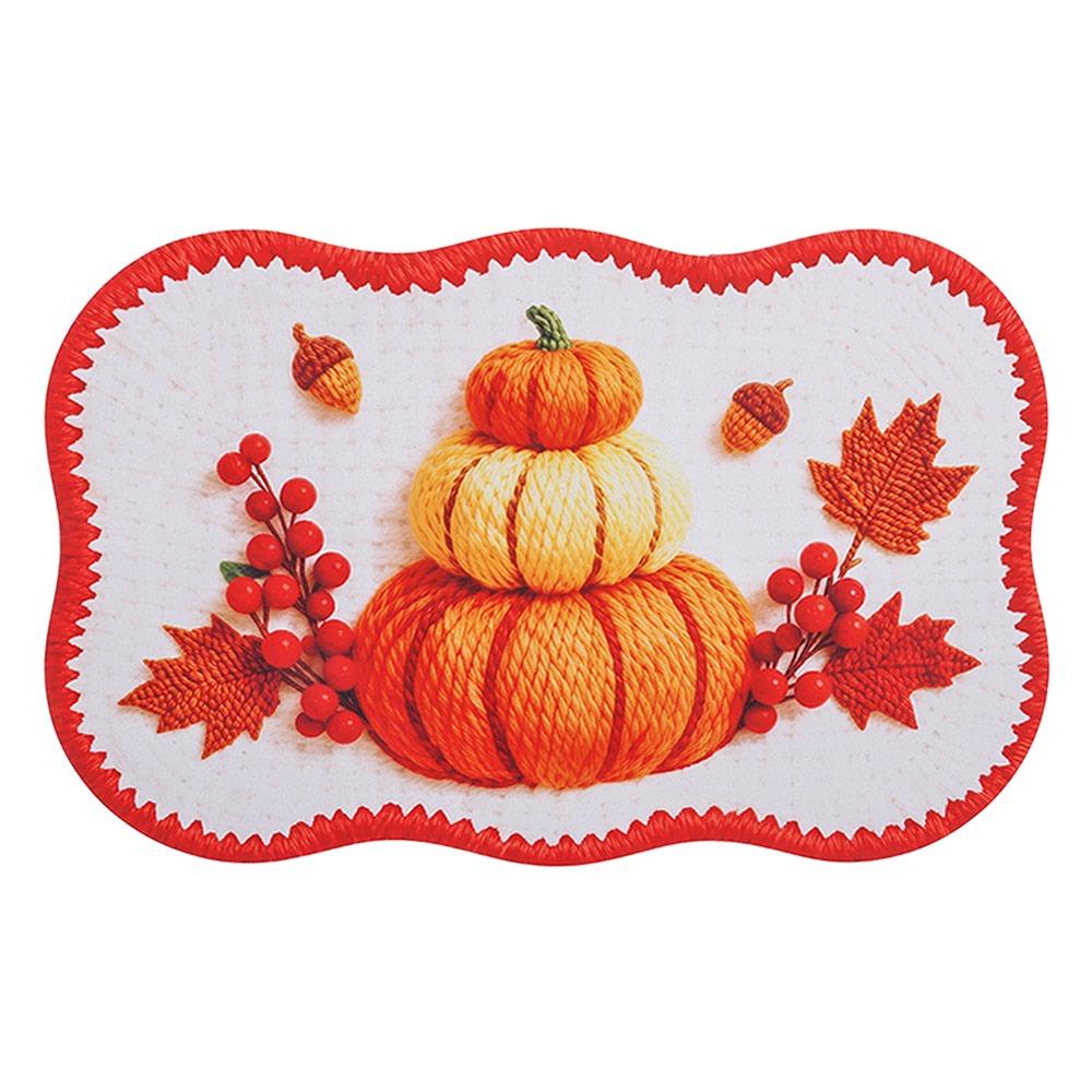 

Portable Special-shaped Carpet Non-slip Absorbent Mat Soft 50x80cm Bathroom Floor Mat for Living Room Tea Table Bedside