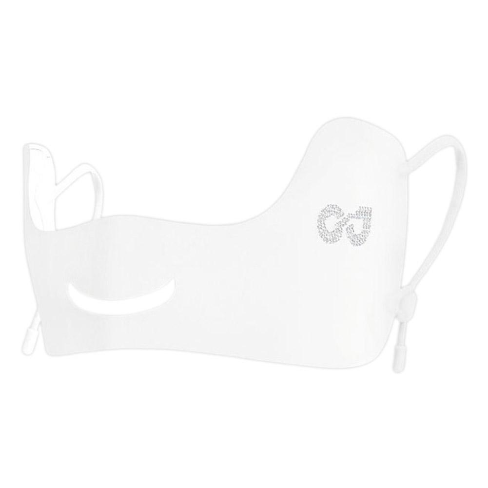 

Sunscreen Mask Breathable Anti-UV Mask Ice Silk Face Shield Thin Face Scarf for Driving Cycling Running белый