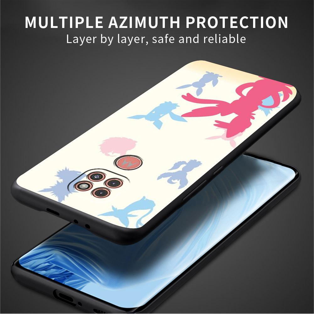 Pokemon-Anime Phone Case For Motorola G30 One Fusion Plus G9 Play G8 Power Lite G60 G50 E6s Edge 20 Pro Shockproof Cover Lunda