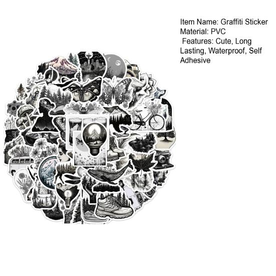 50 Adesivi Ispirazionali Love Yourself In Vinile Impermeabile, 5-7,6 Cm, Per Laptop, Borraccia, Casco, Skateboard, Decorazione Originale