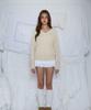 ROSEFRANTZ Fur V-Neck Knit [Butter]