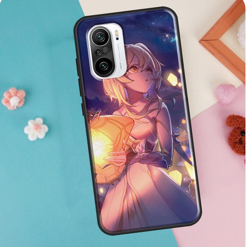 

Чехол с изображением аниме Genshin Impact для POCO F3 F1 F2 M3 M4 X4 Pro GT X3 Pro, чехол для Xiaomi Mi 11 Lite 12 X Mi 11T Pro Mi 11T (11T Pro)