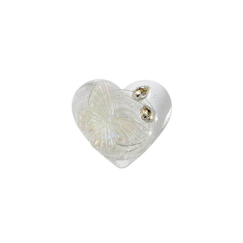 Transparent Butterfly Wind Pure Desire Mobile Phone Airbag Bracket Creative Rhinestone Simple Paste Desktop Air Cushion Support