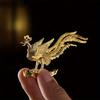 1pc Lucky Spread Wings And Step On The Clouds Phoenix Figurine Ornament Home Decoration Good Luck Phoenix Nird Statue