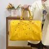 Nieuwe Casual Draagbare Reistas met Grote Capaciteit, Heren en Dames Krokodillenpatroon Kleur Diamant Enkele Schouder Crossbody Bagage Tas