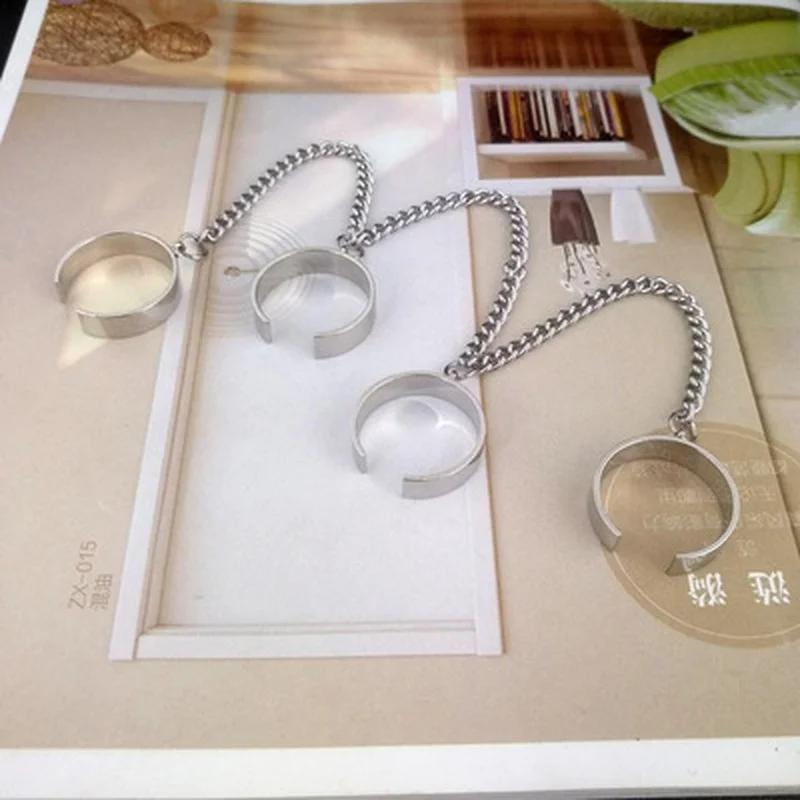 Boho Joint Finger Rings Open Male and Female One-piece Dark Ring Index for Women Minimal Simple Minimalist Jewelry Accessories