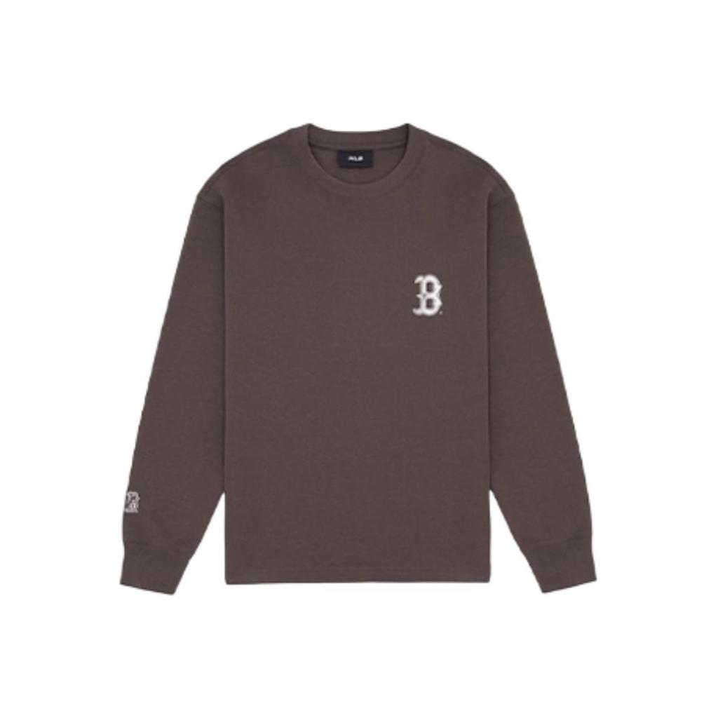 MLB Boston Red Sox FW25 Loose Fit Crew Neck Long Sleeve T-Shirt Unisex tops 3ATSB2154-43BRS