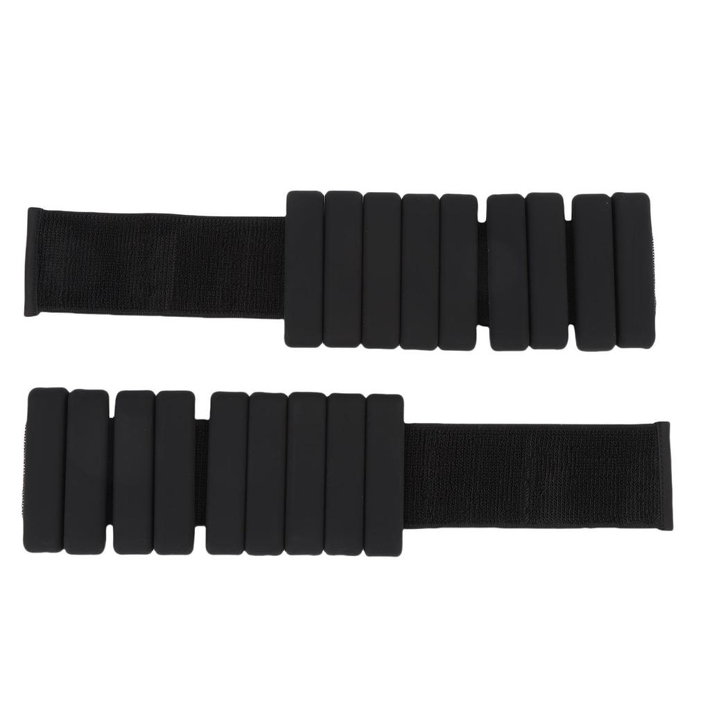 2PCS Wrist Ankle Weights for Women Men 2LB Silicone Adjustable Wrist Weighted Bracelet for Home Gym Workout Running
