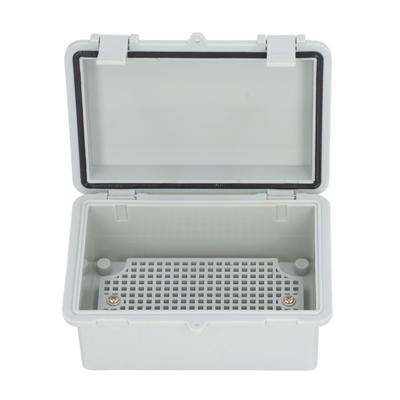Waterproof Electrical Box Dustproof Insulated Outdoor Junction Box with Hinged Cover Plastic Clip Fo