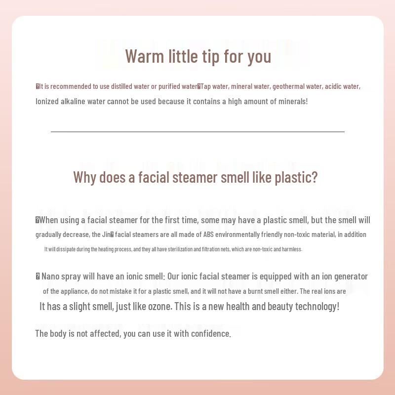 Jindao Nano Hot Mist Facial Steamer CN Plug (adapter Included)