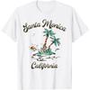 Santa Monica California Tropical Island Beach Vintage T-Shirt