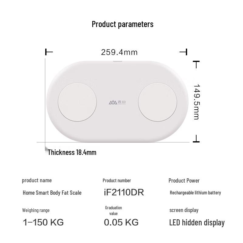 Xiangshan Mini Smart Body Fat Scale (CN version)
