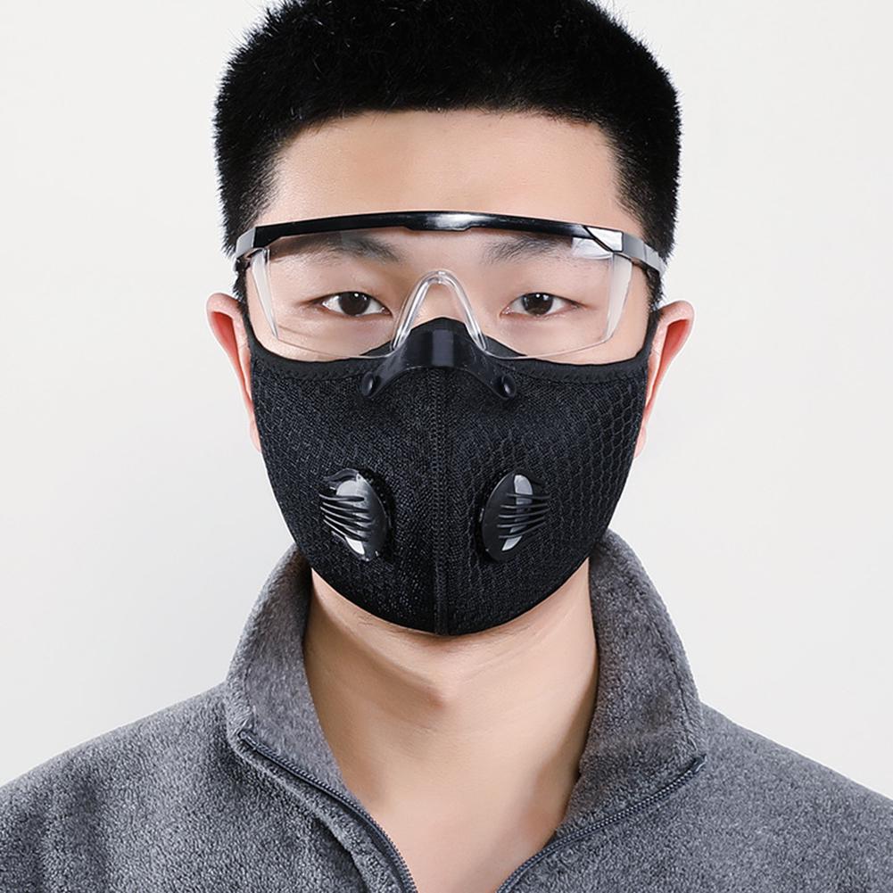 Earhook Cycling Mask Dustproof Adjustable Nose Clip Reusable Mesh Sports Mask
