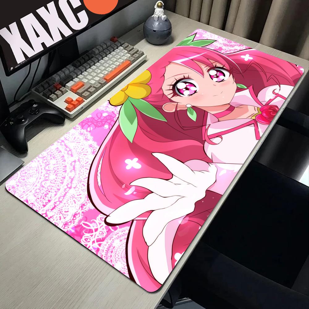 Healin Good Pretty Cure Mousepad INS Tide Large Cartoon Anime Gaming Mouse Pad Keyboard Mouse Mats Desk Mat Accessories