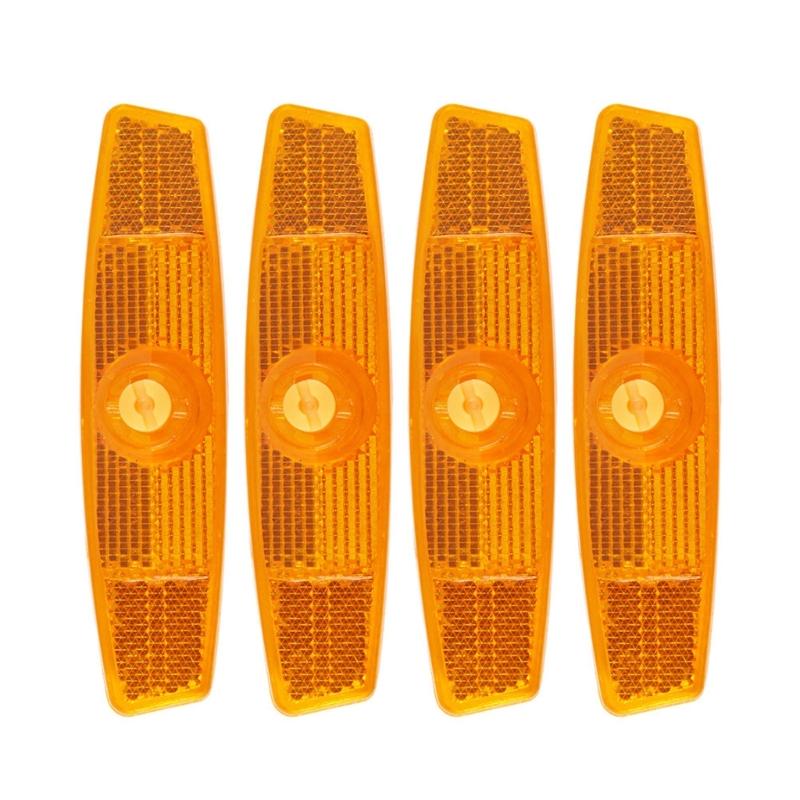 20Pcs/set High Reflective Bicycles Wheel Reflectors Bicycles Reflectors Suitable for Mountain Bicycles Safety Warning