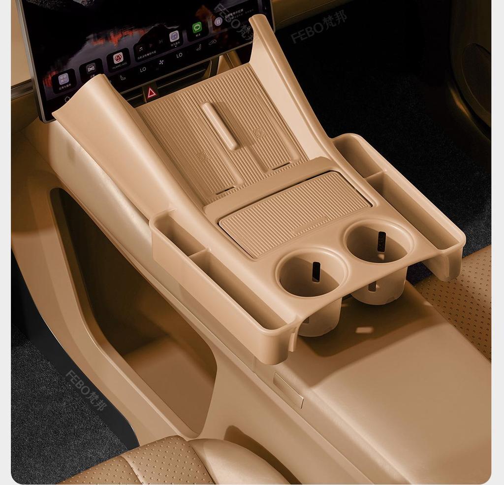 Wireless Charger Silicone Pad for 26 Zhiji R7 Models - Non-slip Center Console Interior Modifier