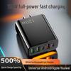 120W Multi-Port USB Charger with GaN PD Fast Charging for Android & Apple - Battery-Friendly