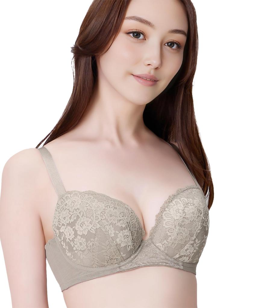 Bra Cup Personalized Natural Slim Plus Size Bra for Women with a Curvy BR Wing/Wacoal [F/G Only] Design, Silhouette, Back, Body, KB7100, Women's