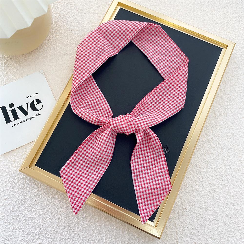 New Scarves Silk Scarves Women'S Spring And Autumn Season Long Decorative Professional Scarves Summer Thin Styles Paired With Shirts Stylish