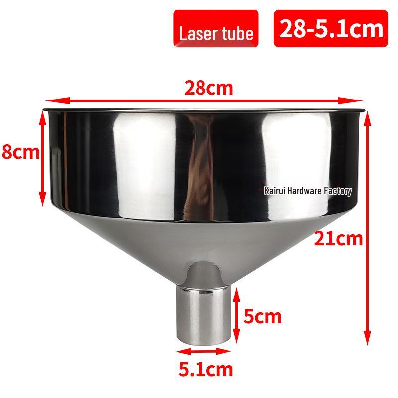 Large Stainless Steel Non-Magnetic Fueling Funnel for Industrial Tanks