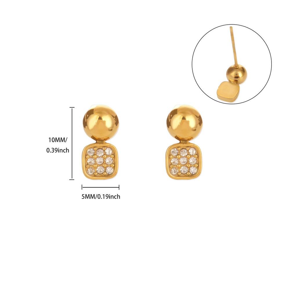 Creative, Simple and Fashionable Five-pointed Star Earrings, Women's Sweet and Cool Temperament, Versatile Earrings.