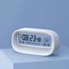Humidity Calendar Desktop Alarm Clock Rechargeable LED Digital Alarm Clock Electronic Digital Alarm Screen Desktop Office Mute