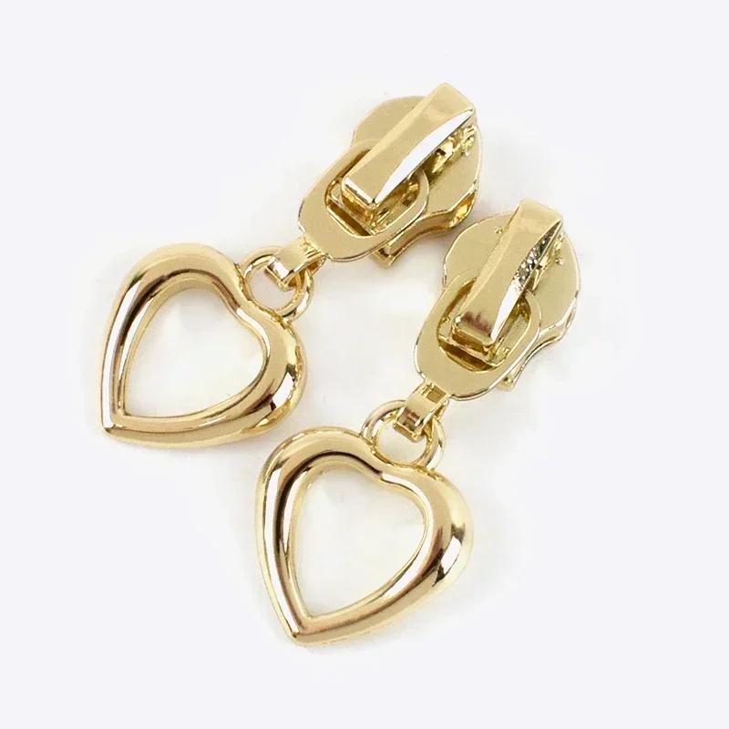 5/10/20Pcs 5# Zipper Slider for Nylon Zippers Zip Head Puller Lock Bag Clothes Purse Tailor Repair Kit DIY Sewing Accessories