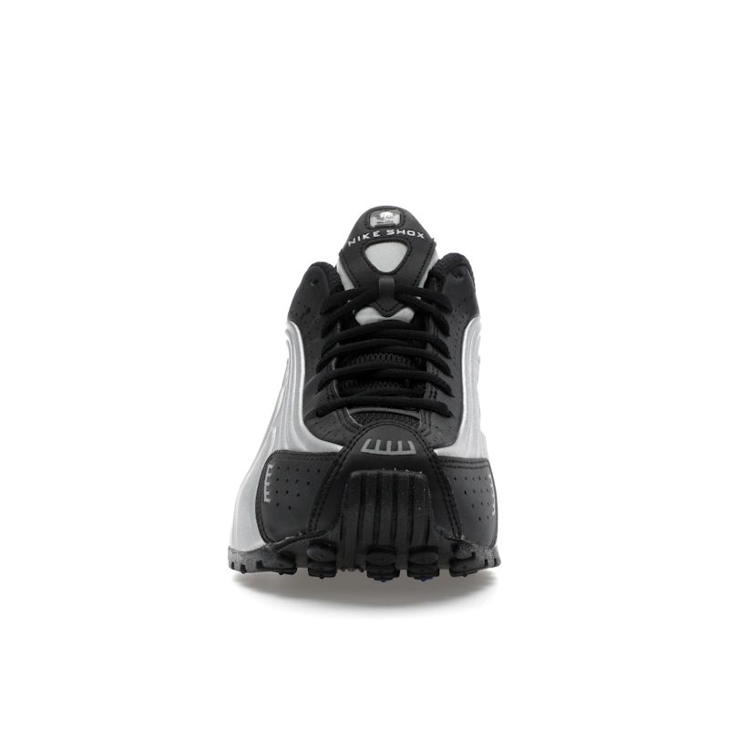 Nike Shox R4 Metallic Silver Racer Blue Women Sneakers Black AR3565-006