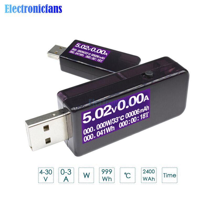 Buy Multifunction 7 In 1 USB Tester LCD Digital Voltmeter Current ...
