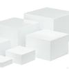 6 stück Buffet Riser Acryl Cube Display Nesting Steigleitungen Stapelbar Lebensmittel für Tisch