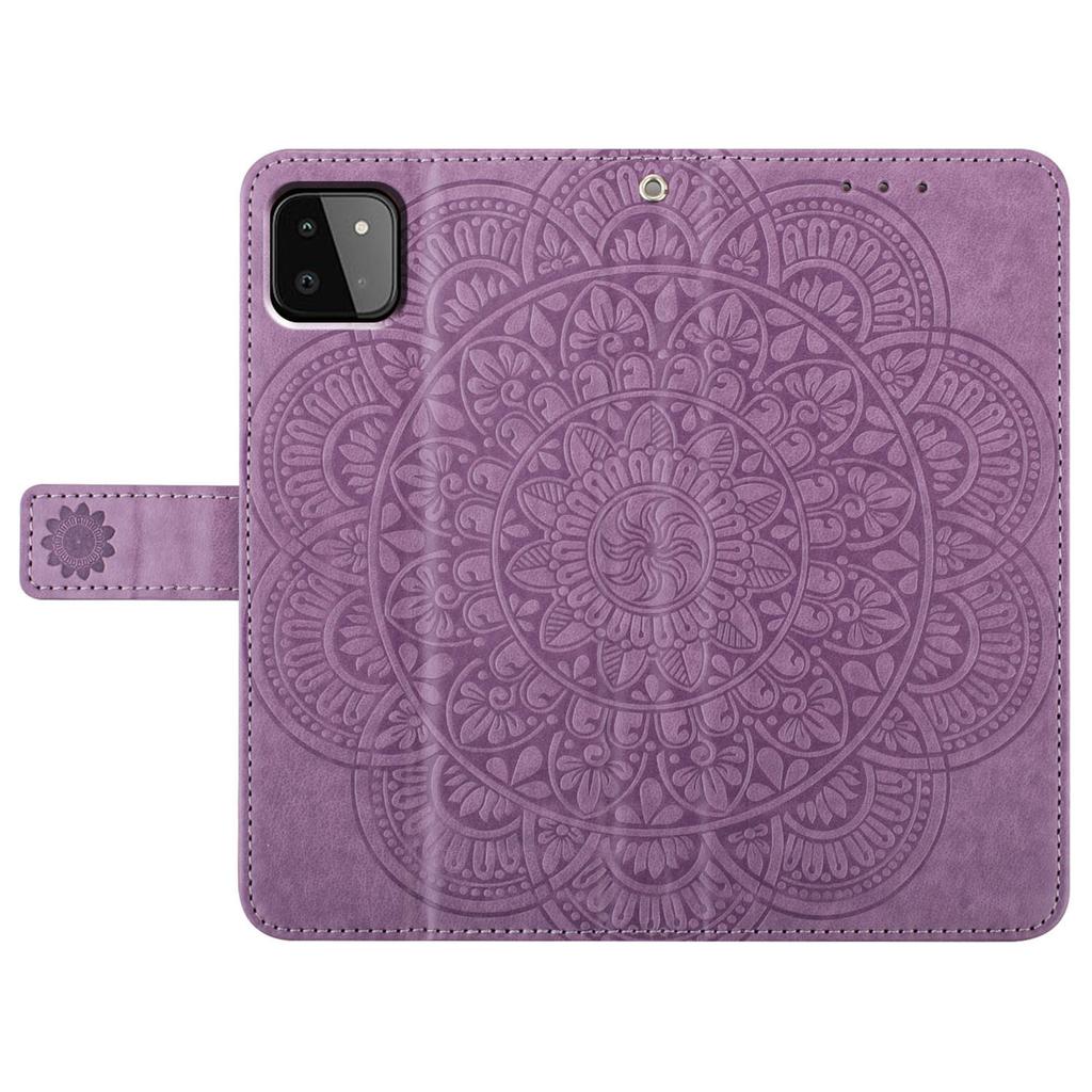 Pentru Samsung Galaxy A22 5G (Versiunea UE) Husă Telefon Piele PU Stand Portofel