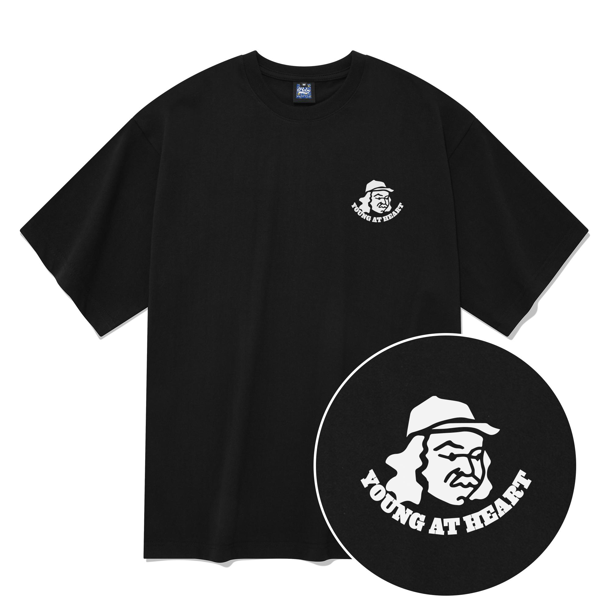 Radineo Simple Young Short Sleeve T-Shirt Black L