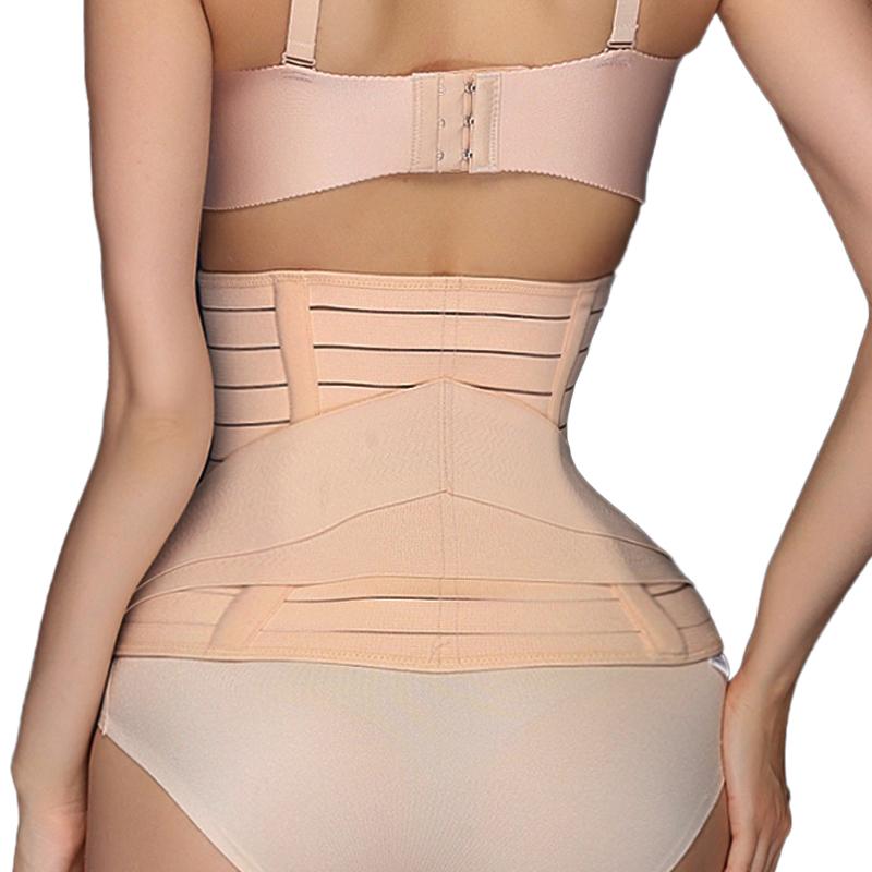 Kvinners postpartum mage slanke belte med elastisk midjetrener kroppsformer abdominal sport lendevirvelleddsbeskytter svettebelte